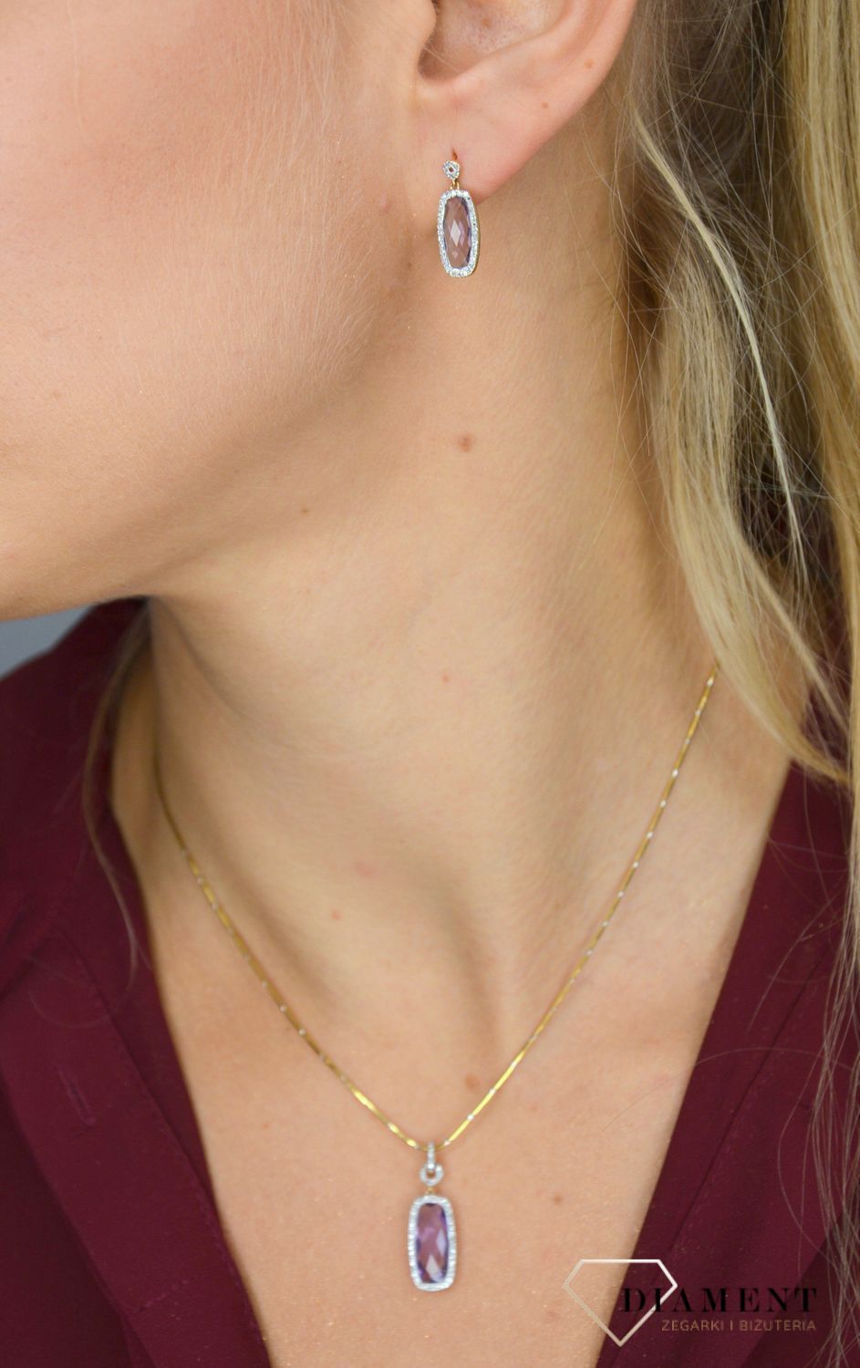 Złoty łańcuszek 585 lineczka 1 mm DIA-LAN-1187-585 1mm ✅ Złoty łańcuszek wykonany w próbie 585 ✅.jpg